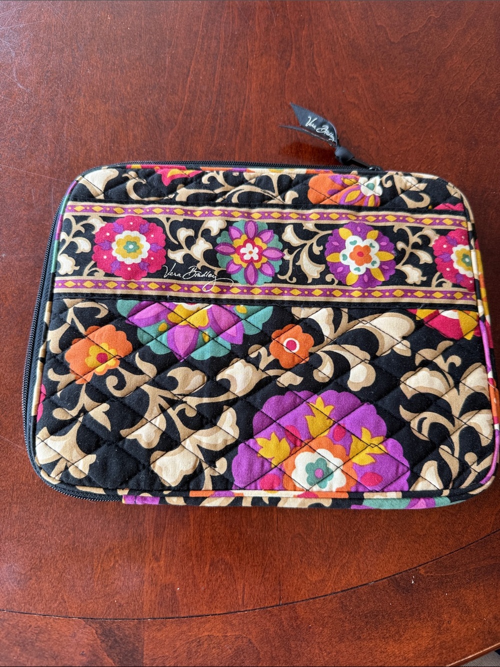 Vera Bradley ereader/Kindle case RETIRED Suzani pattern floral 100% Cotton
